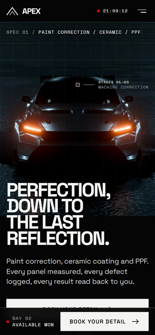 Apex Auto Studio on mobile